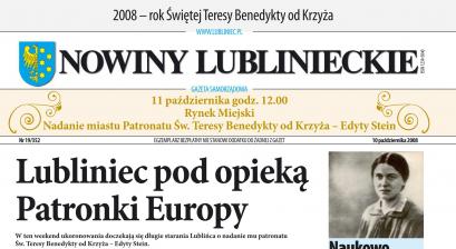 okładka Nowiny Lublinieckie 19/352