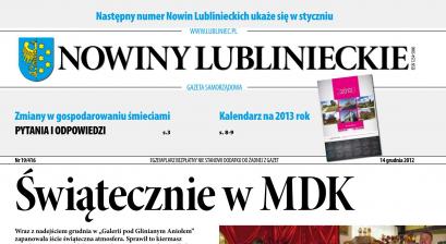 okładka Nowiny Lublinieckie 19/416