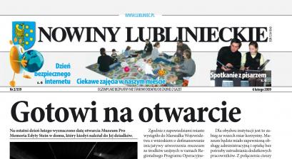 okładka Nowiny Lublinieckie 2/359
