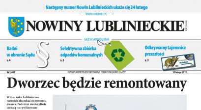 okładka Nowiny Lublinieckie 3/400