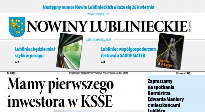 okładka Nowiny Lublinieckie 3/419