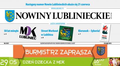 okładka Nowiny Lublinieckie 5/421