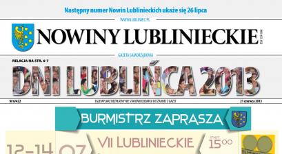 okładka Nowiny Lublinieckie 6/422