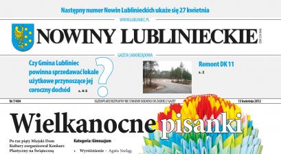 okładka Nowiny Lublinieckie 7/404