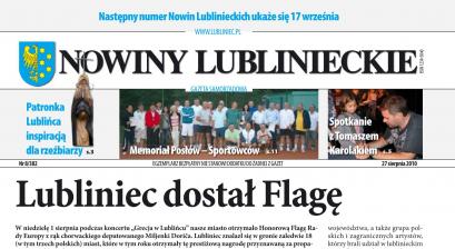 okładka Nowiny Lublinieckie 8/382