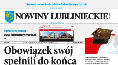 okładka Nowiny Lublinieckie 9/397