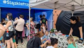 warsztaty kul nasiennych i uczestnicy pikniku