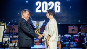 Anna Świątczak Burmistrz Edward Maniura ,  fot. Daniel Dmitriew