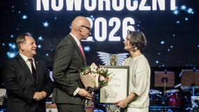 Anna Świątczak, Burmistrz Edward Maniura, Zastępca burmistrza Gabriel Podbioł,  fot. Daniel Dmitriew